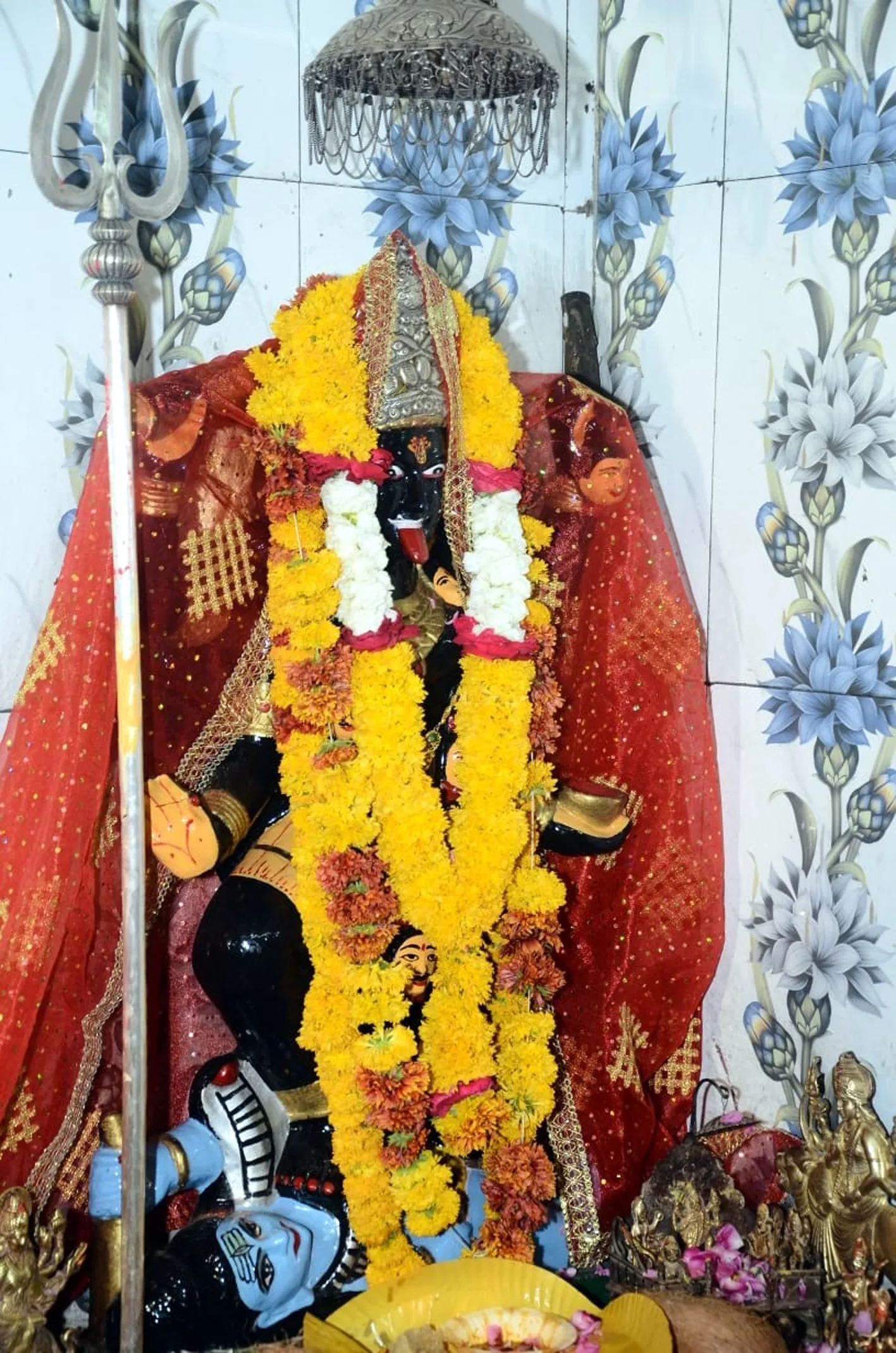 नवदुर्गा उत्सव समिति मालीपुर में भक्तिभाव से चल रहा आयोजन