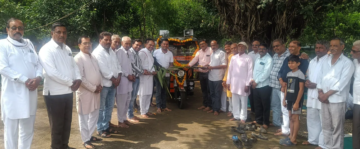 गौमाताओं के लिए गोग्रास रथ का शुभारंभ