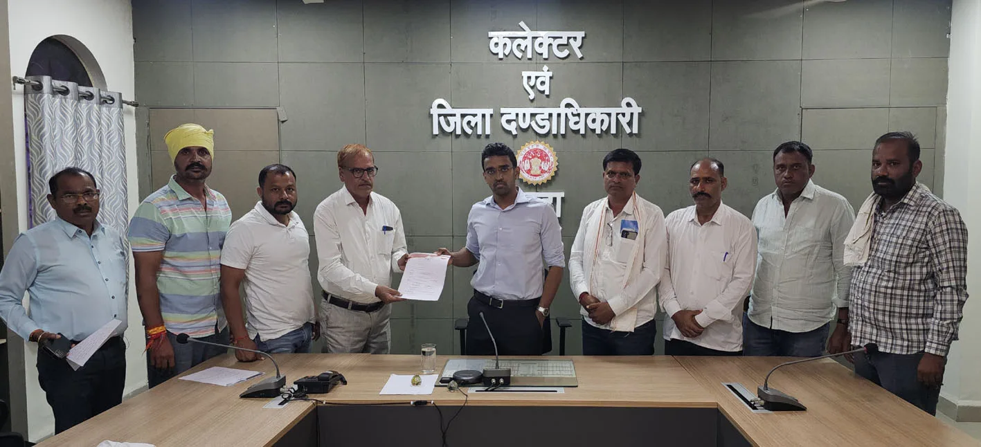 आम किसान यूनियन ने कलेक्टर से की किसानों की समस्याओं पर चर्चा