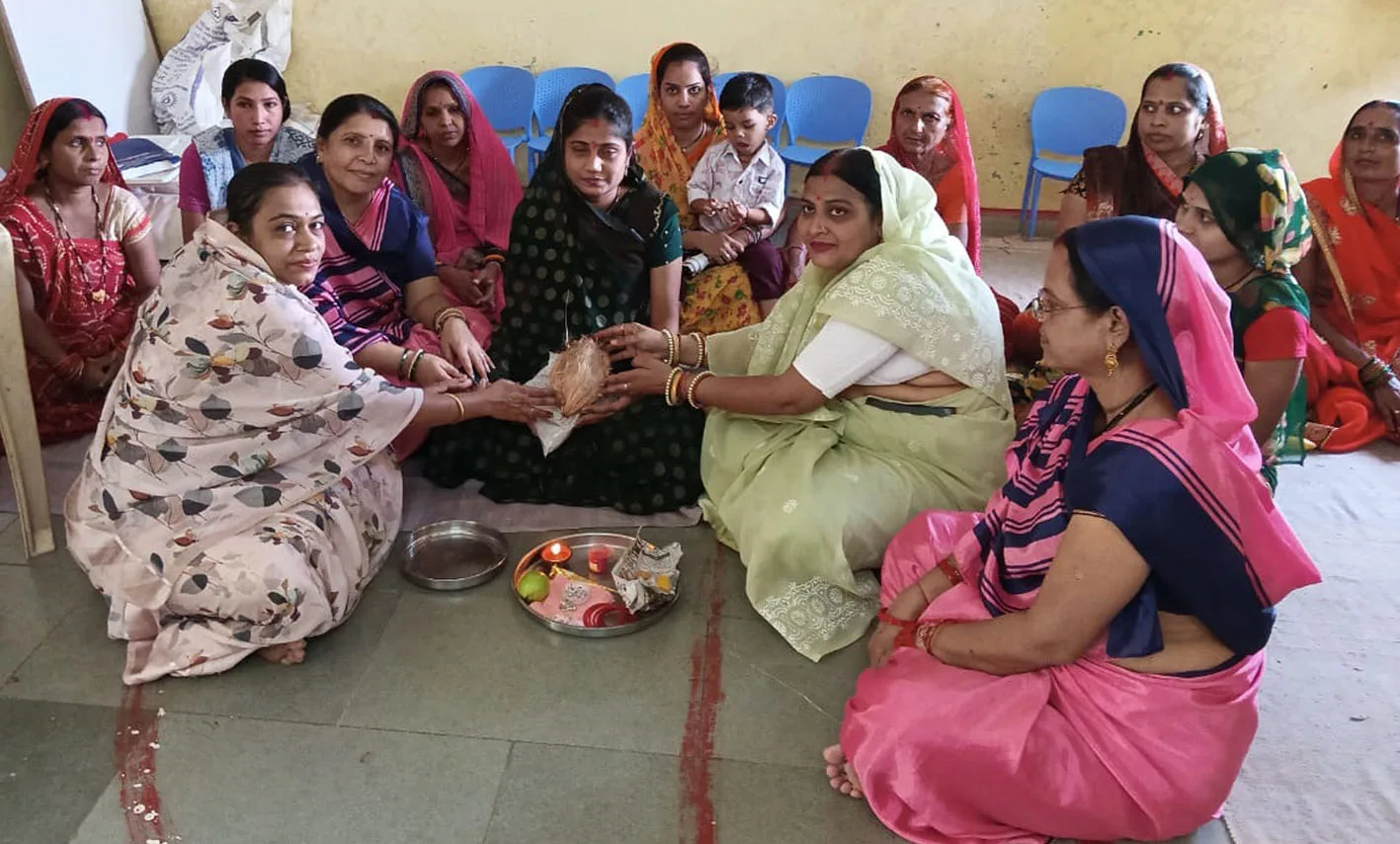 पोषण माह सप्ताह एवं गोद भराई कार्यक्रम संपन्न