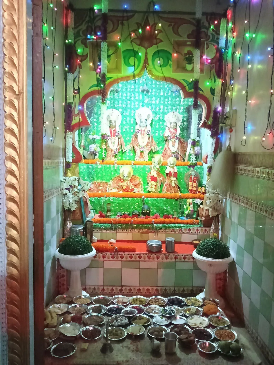 राम जानकी मंदिर में मना अन्नकूट उत्सव