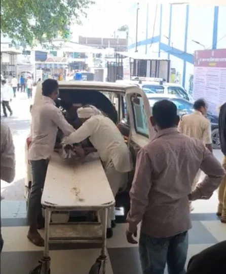 नेमावर जैन मंदिर में काम कर रहा मजदूर 40 फीट ऊपर से गिरा, मौत