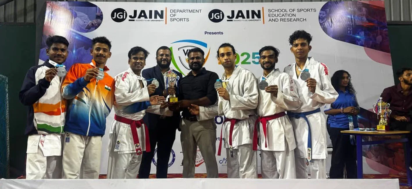 यूनिवर्सिटी लेवल कराटे चैंपियनशिप में एमपी वॉरियर्स टीम का शानदार प्रदर्शन