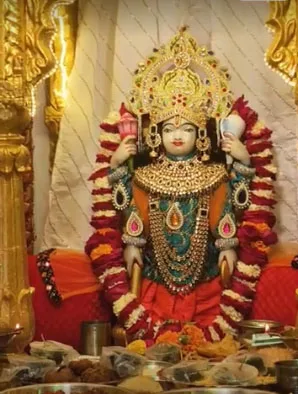 सत्यनारायण मंदिर में मना अन्नकूट महोत्सव