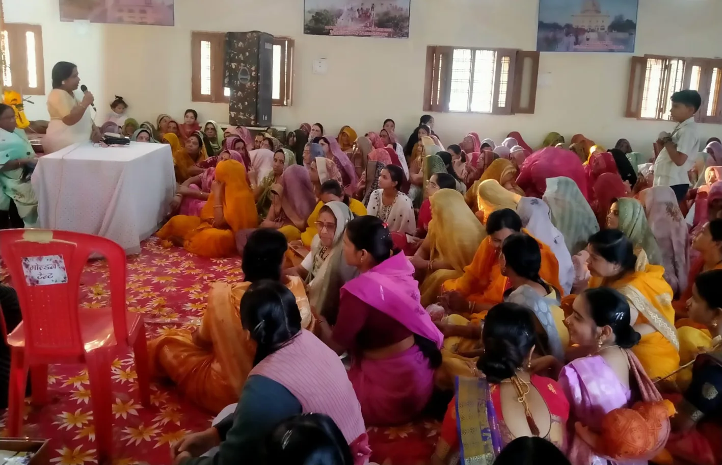 सप्तशक्ति संगम मातृ संगोष्ठी ग्राम नीमगांव में सानंद संपन्न