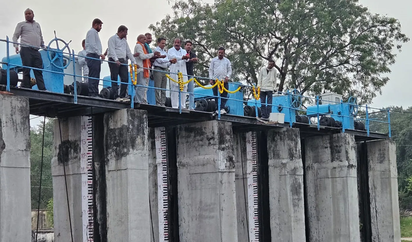 नहर, डेम एवं जल देवता का किया पूजन