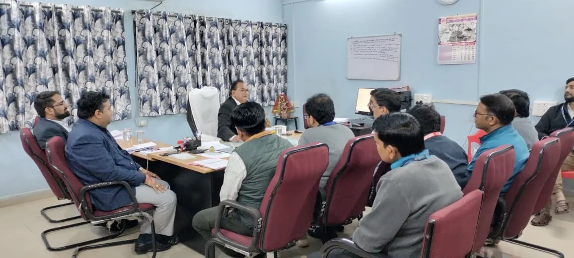 नेशनल लोक अदालत में प्रकरणों के निराकरण हेतु बैठक संपन्न