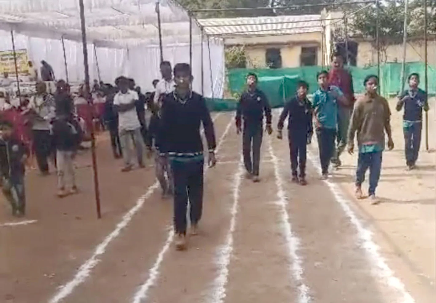  दिव्यांग छात्रों ने दिखाया अपना खेल कौशल
