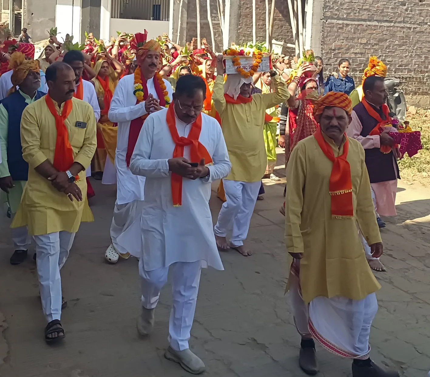 श्रीमद भागवत कथा का शुभारंभ