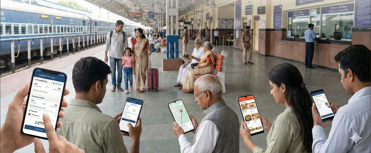 रेल यात्रियों को एक ही ऐप पर मिल रहीं कई सुविधाएं