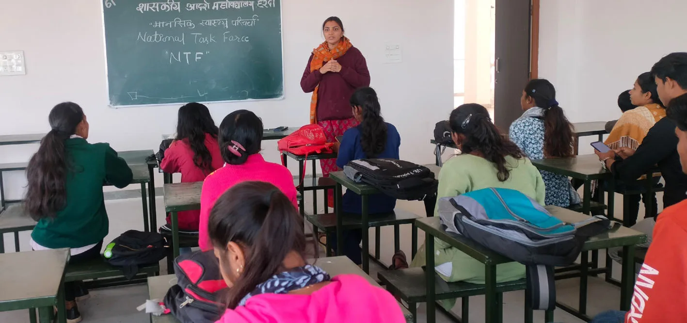 नेशनल टास्क फोर्स के मार्गदर्शन में मानसिक स्वास्थ्य पर परिचर्चा