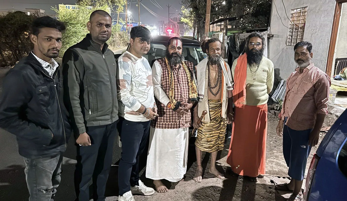 मां नर्मदा की गुप्त परिक्रमा के दौरान हरदा पहुंचे दीपदास महाराज, हुआ सम्मान