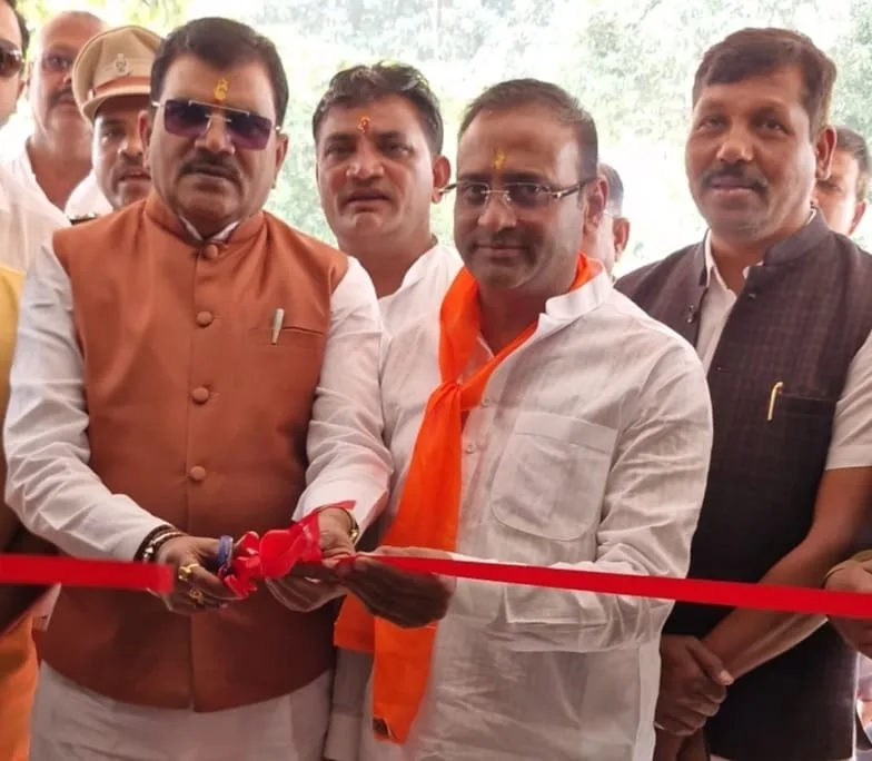भाजपा की अंदरूनी खींचतान सब जेल में बने नवीन डबल स्टोरी बैरक व वी.सी.कक्ष लोकार्पण में हुई उजागर 