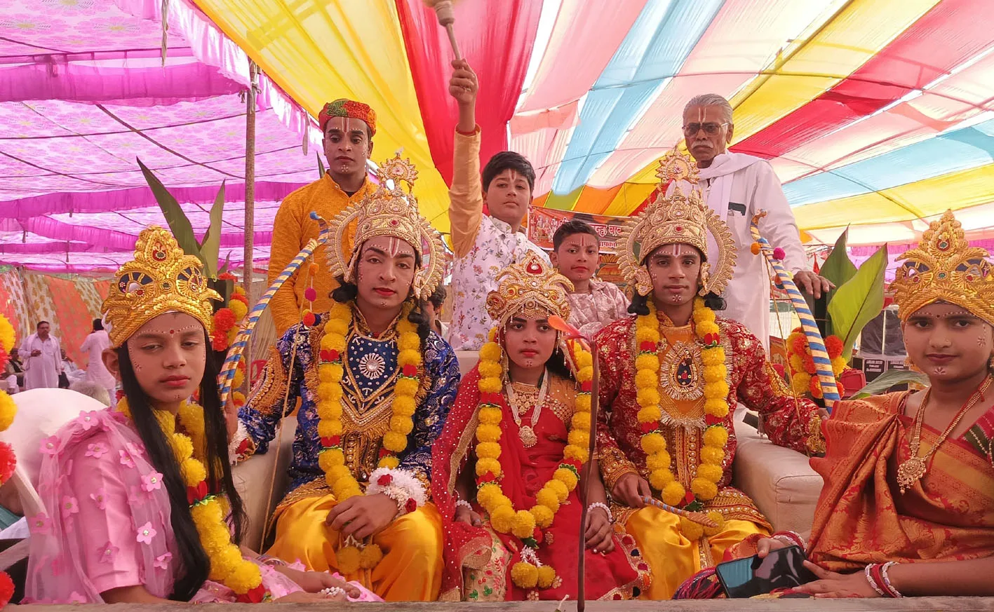 रामलीला के अंतिम दिन निकली भगवान राम की बारात