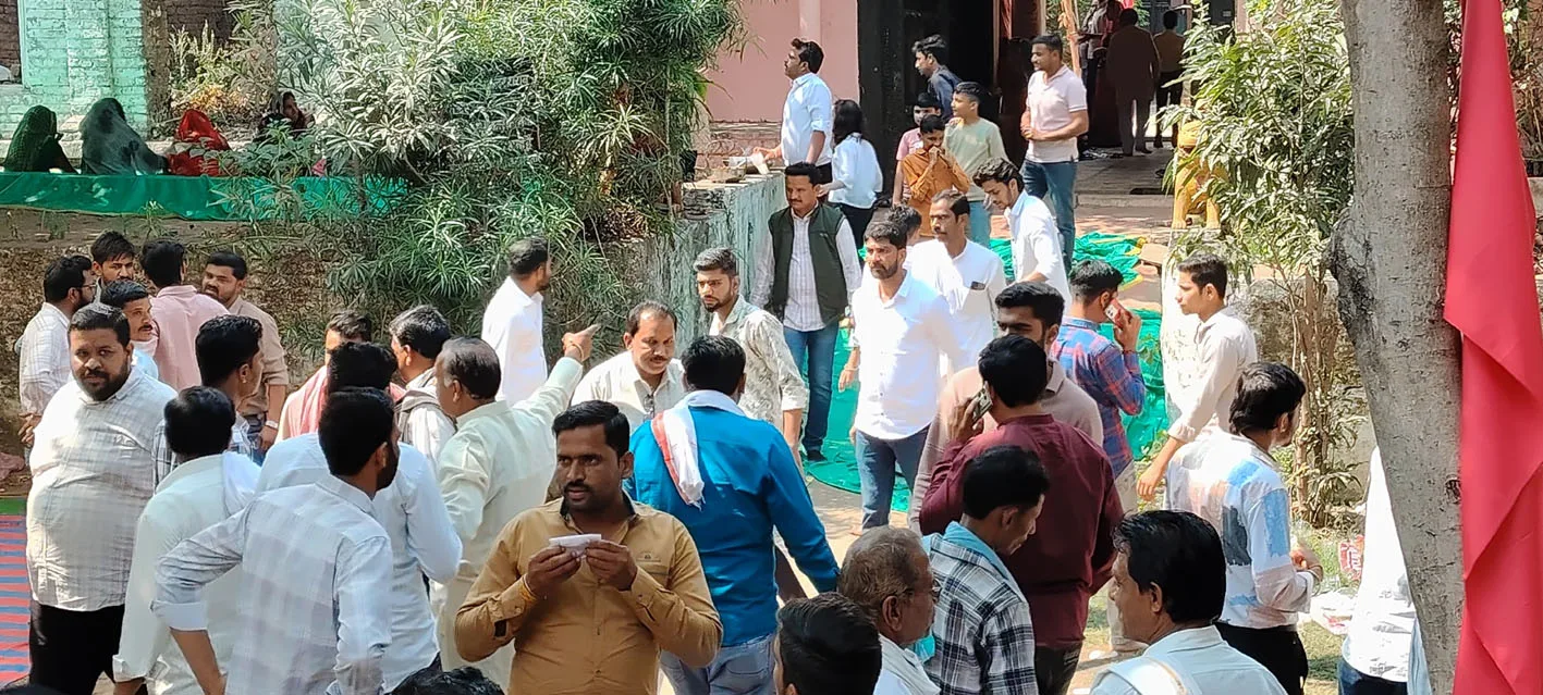 नर्मदा परिक्रमा पूर्ण होने पर गोदागांव मठ में दिया भंडारा