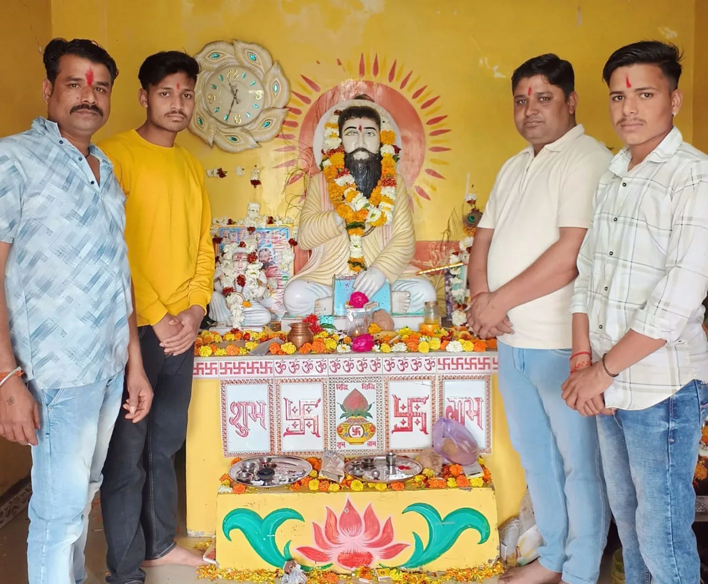 संत रविदास जयंती श्रद्धा के साथ मनाई