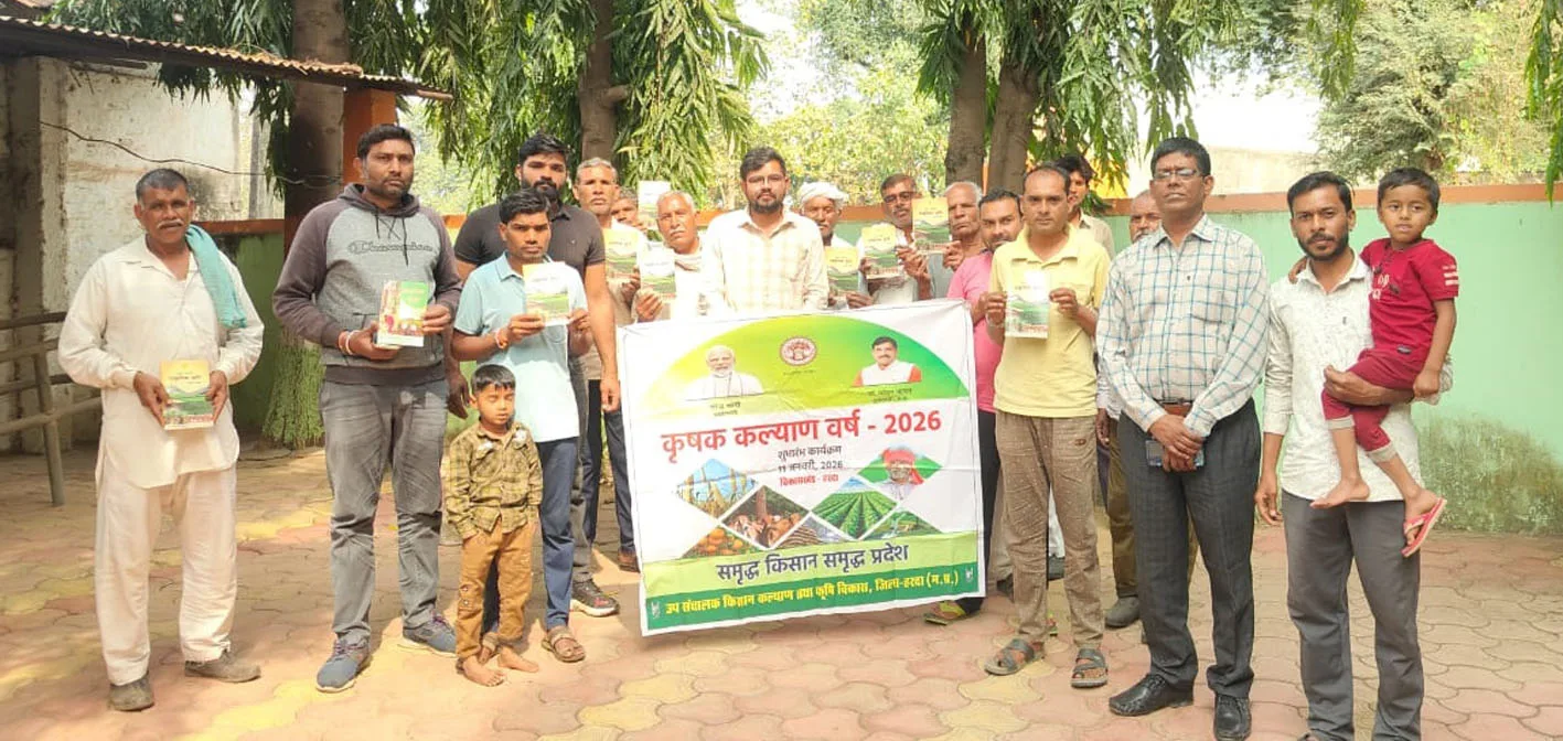 ‘कृषि रथÓ के माध्यम से किसानों को किया जा रहा जागरुक