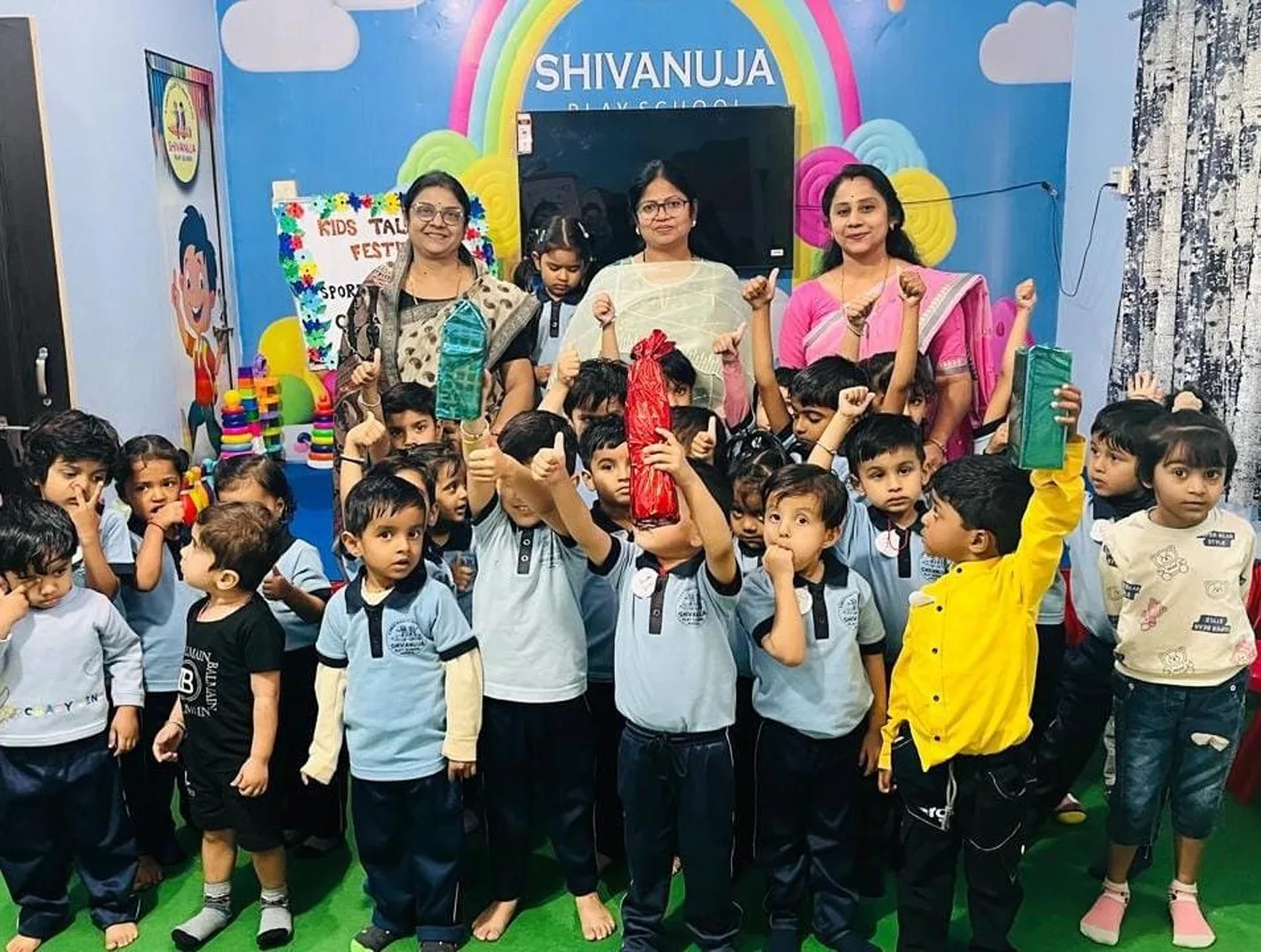 शिवानुजा प्ले स्कूल में 3 दिवसीय किड्स टैलेंट फेस्टिवल का शुभारंभ
