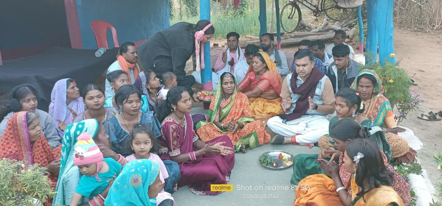 सीतापुरा में 55 आदिवासी परिवारों की घर वापसी