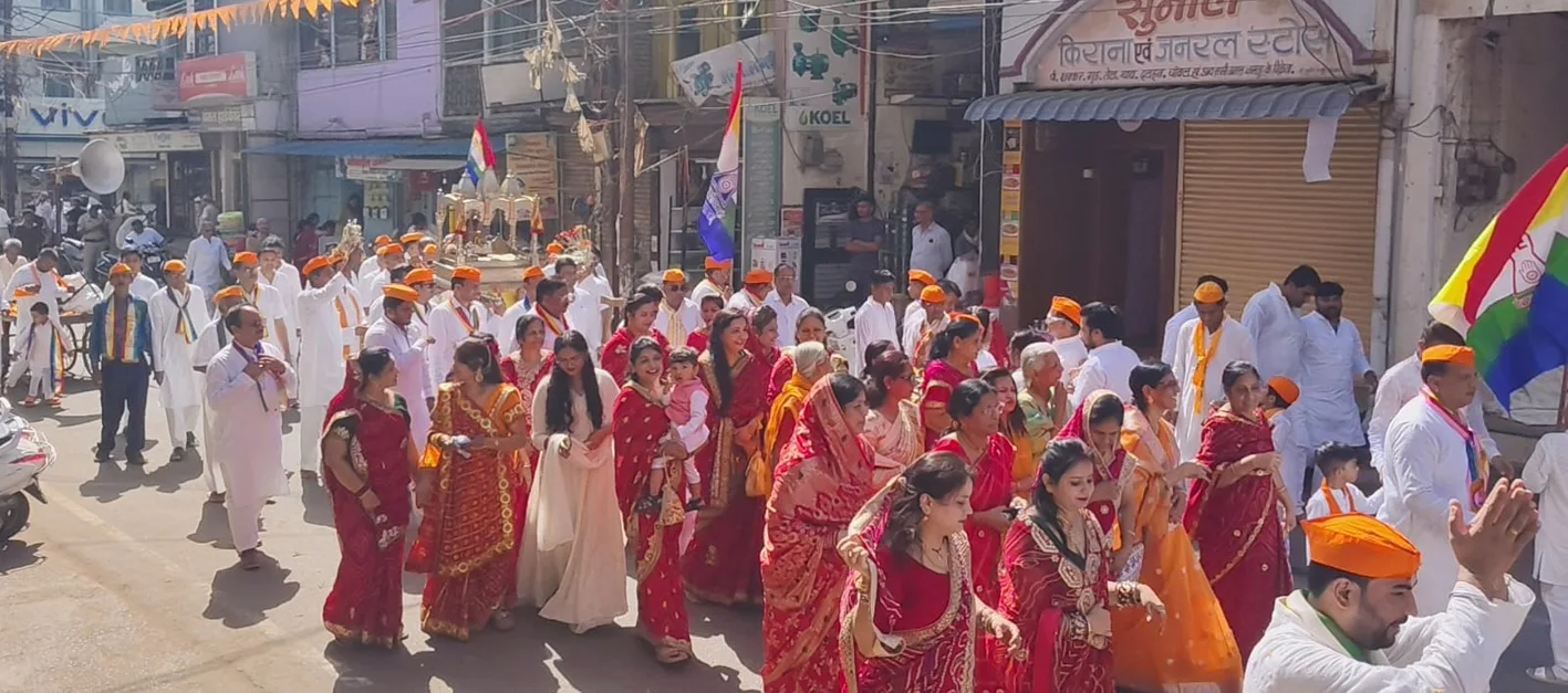 जैन समाज ने मनाया भगवान महावीर स्वामी का जन्म कल्याण