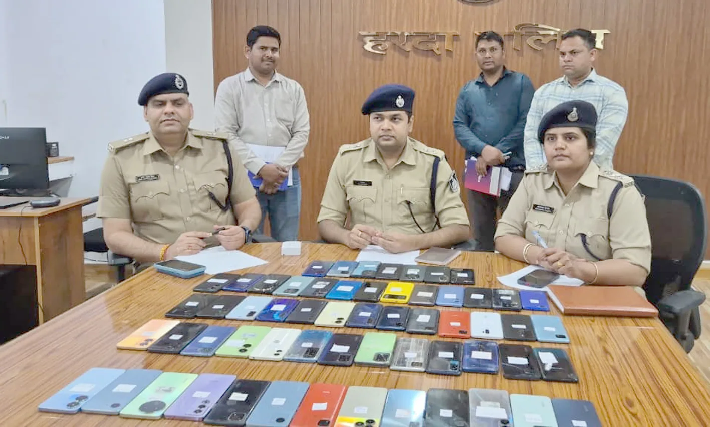 गुम हुए मोबाइल ट्रेस करने में साइबर सेल को मिली सफलता