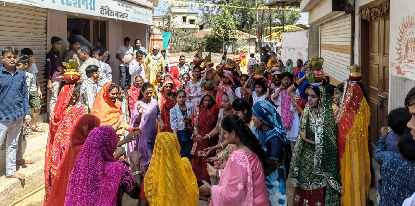 सच्चियाय माता की निकली शोभायात्रा, 5 दिन चलेगा प्राण प्रतिष्ठा महोत्सव