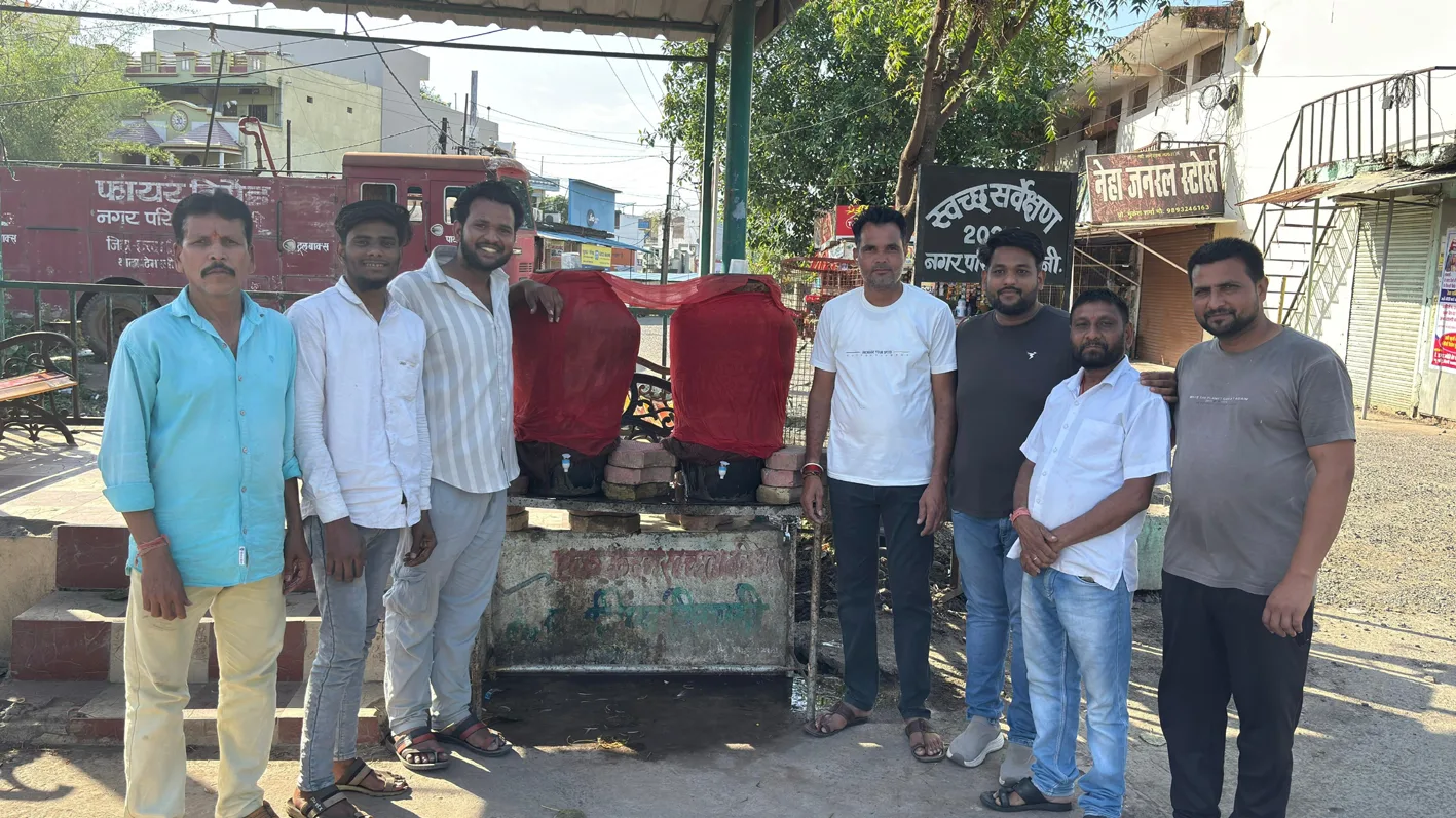 नागरिकों के लिए शीतल प्याऊ का शुभारंभ
