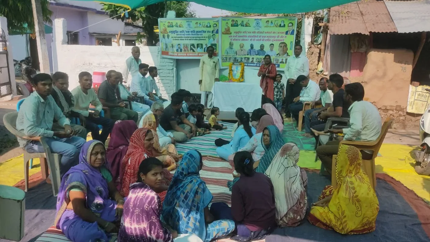 मर्दानपुर में बाबा साहब की 135वीं जयंती मनाई  