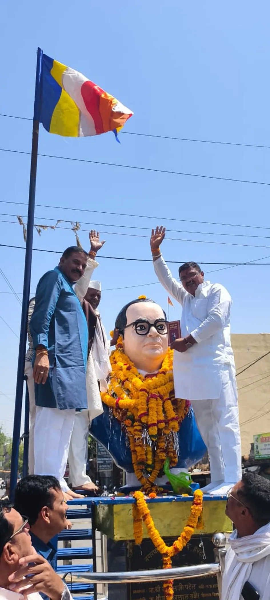 कांग्रेस ने हर्षोल्लास के साथ मनाई अंबेडकर जयंती