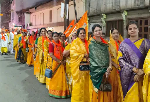 सर्वब्राह्मण समाज ने निकाली शोभायात्रा
