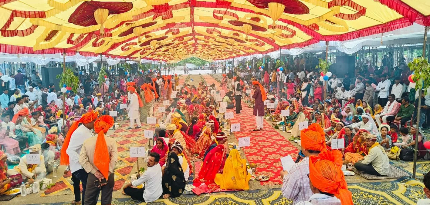 मुख्यमंत्री कन्या विवाह योजना के तहत जिले में सामूहिक विवाह संपन्न
