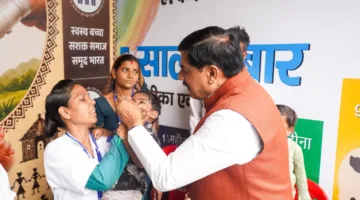 मुख्यमंत्री डॉ. मोहन यादव ने कुकरू से पल्स पोलियो अभियान का किया शुभारंभ