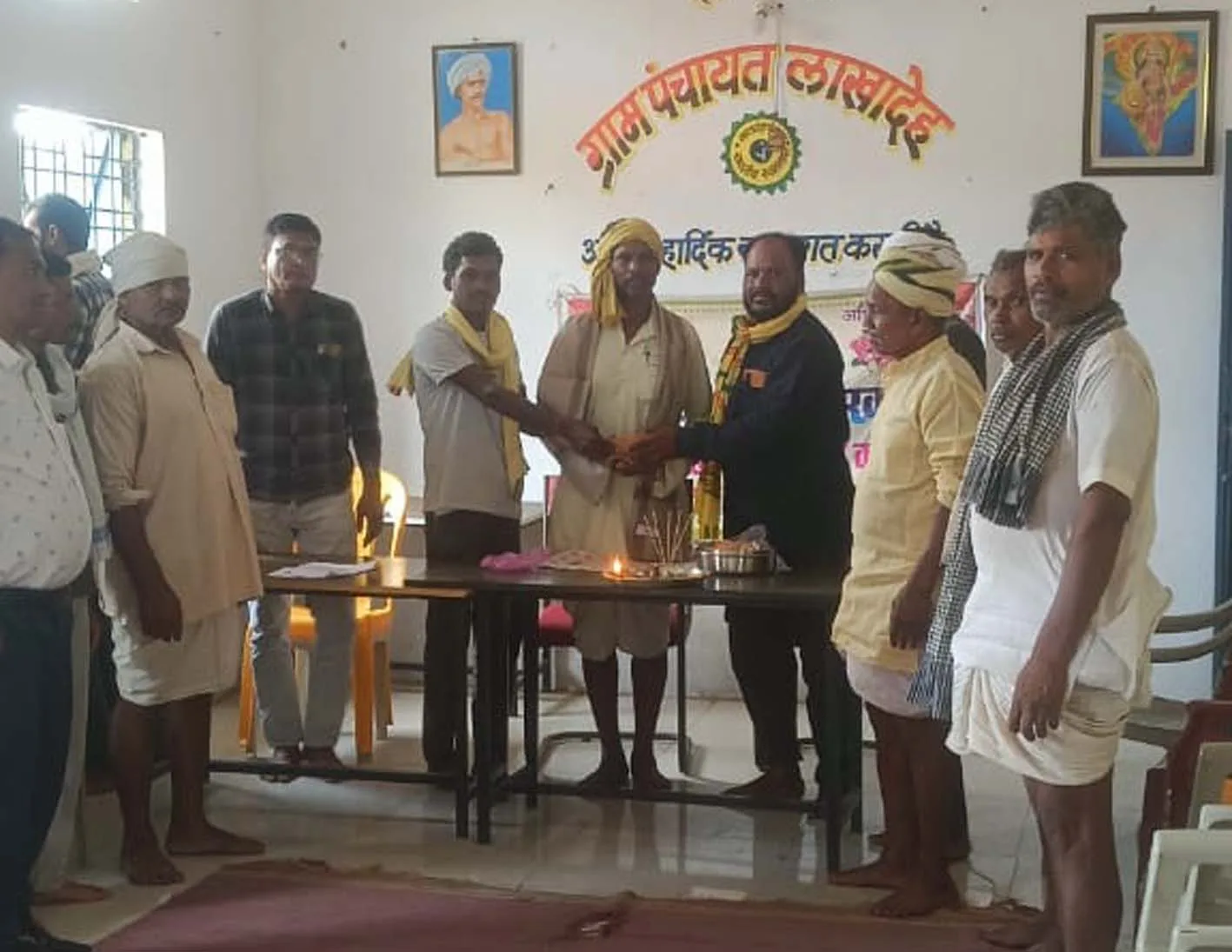 ग्राम लाखादेह में ग्राम पटेल की नियुक्ति