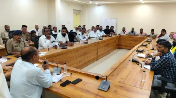 मोहर्रम पर्व को लेकर शांति समिति की बैठक आयोजित