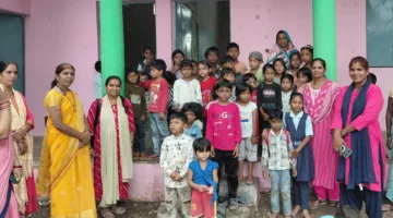 आंगनबाड़ी बच्चों का प्राथमिक शाला में एक्सपोजर विजिट आयोजित