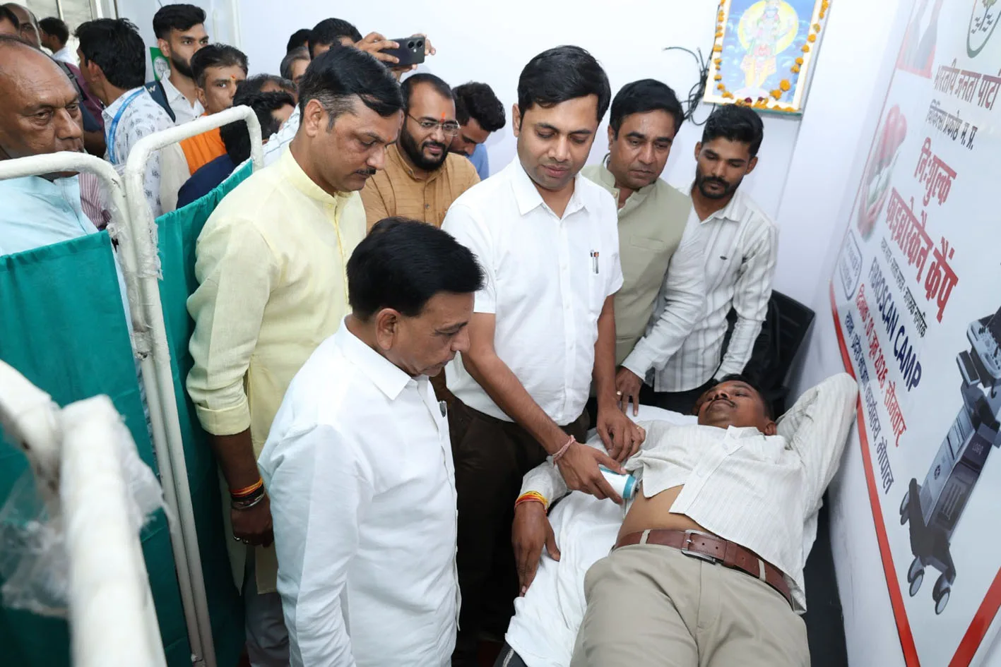 भाजपा प्रदेश कार्यालय में चिकित्सा प्रकोष्ठ ने आयोजित किया नि:शुल्क स्वास्थ्य शिविर