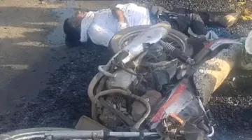 निर्माणाधीन हाईवे पर रोड रोलर की चपेट में आने से किसान की मौत, ताऊ-भतीजा घायल