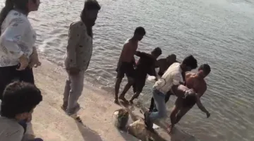नर्मदा में नहाने गया युवक डूबा, 20 मिनट में शव बरामद