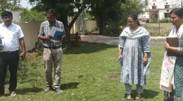 जिपं सीईओ ने निर्माण कार्यों का किया निरीक्षण
