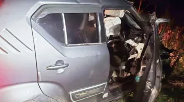 दूध व्यापारी की कार और मिनी ट्रक की टक्कर से मौत, शादी समारोह से लौट रहे थे