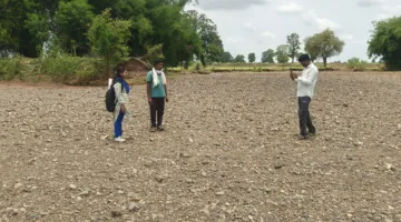 घोंघई नदी की बाढ़ से तबाह खेतों का प्रशासन ने लिया संज्ञान