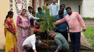 सारंगपुर में वृक्षारोपण अभियान का शुभारंभ