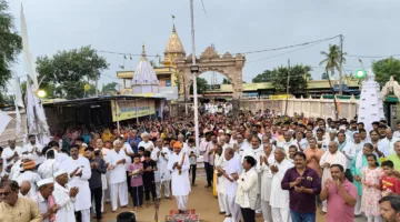 गुरु पूर्णिमा पर कान्हा बाबा समाधि स्थल पर उमड़ा आस्था का सैलाब
