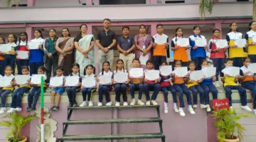 डॉक्टर्स-डे सप्ताह पर सियॉन रे इंटरनेशनल स्कूल में हुईं विविध प्रतियोगिताएं