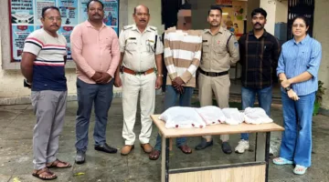 भैरुंदा पुलिस ने 3.1 किलो अवैध गांजा के साथ आरोपी को पकड़ा