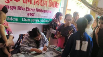 वर्षा ऋतु में रोगों से बचाव हेतु जनजागरूकता स्वास्थ्य शिविर आयोजित