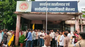 मूंग खरीदी को लेकर किसानों का हल्लाबोल