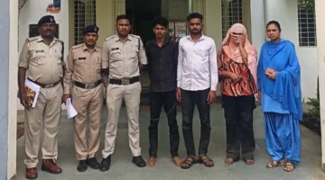 महिला समेत तीन लुटेरे गिरफ्तार