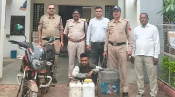 अवैध शराब के विरुद्ध टिमरनी पुलिस की कार्रवाई